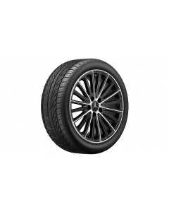 10-spoke wheel, with additional spokes, 45.7 cm (18-inch), high-sheen, C-Class, 245/40 R18/, black, A20540115017X23 buy in USA