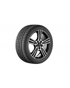 5-spoke wheel, 43.2 cm (17-inch), high-sheen, C-Class, 225/45 R17/, black, A20440160027X23 buy in USA