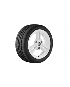 3-spoke alloy wheel, 38.1 cm (15 inch), smart, 175/55 R15/, white, A4514015102CD5L buy in USA