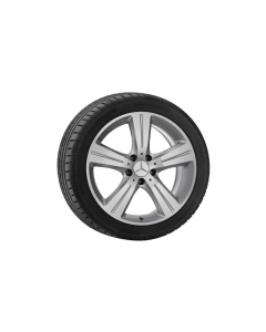 5-spoke wheel, Almuredin, 45.7 cm (18-inch), high-sheen, CLC/ SLK-SLC/ CLK, 245/35 R18/, titanium silver, B66474541 buy in USA