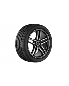 AMG 5-twin-spoke wheel, 50.8 cm (20-inch), high-sheen, E-Class, 265/35 R20/, matt black, A21340128007X36 buy in USA