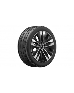 5-twin-spoke wheel, Aero, 45.7 cm (18-inch), high-sheen, C-Class, 225/45 R18/, black, A20640173007X23 buy in USA