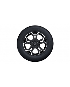 5-twin-spoke wheel, 45.7 cm (18-inch), high-sheen, X-Class, 255/60 R18/, black, A4704010300 buy in USA