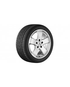 5-spoke wheel, Rucha, 40.6 cm (16 inch), E-Class, 225/55 R16/, titanium silver, B66474125 buy in USA