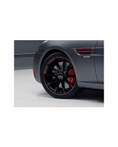 AMG 10-spoke wheel, 45.7 cm (18-inch), rim flange painted red, SLK-SLC, 235/40 R18/, black, A17240130029Y31 buy in USA