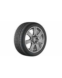 7-spoke wheel, 45.7 cm (18-inch), high-sheen, S-Class, 245/50 R18/, gray Himalaya, A22240110027X21 buy in USA