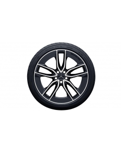 AMG 5-twin-spoke wheel, 50.8 cm (20-inch), high-sheen, CLS, 245/35 R20/, black, A25740121007X23 buy in USA