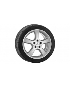 5-spoke wheel, 43.2 cm (17 inch), CLC/ C-Class, 245/40 R17/, titanium silver, B66470610 buy in USA