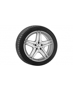 5-twin-spoke wheel, 45.7 cm (18-inch), (CLC/ SLK-SLC/ C-Class among others), 225/40 R18/, titanium silver, B66474516 buy in USA