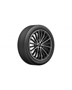 10-spoke wheel, with additional spokes, 45.7 cm (18-inch), high-sheen, C-Class, 225/45 R18/, black, A20540114017X23 buy in USA