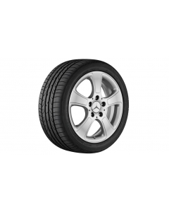 5-spoke wheel, 40.6 cm (16 inch), B-Class/ A-Class, 195/55 R16/, titanium silver, B66470820 buy in USA