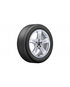 5-spoke wheel, 43.2 cm (17 inch), C-Class, 225/50 R17/, vanadium silver, A20640172007X45 buy in USA