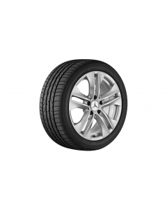 5-twin-spoke wheel, 43.2 cm (17-inch), E-Class, 255/40 R17/, titanium silver, A20740103029765 buy in USA