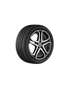 5-twin-spoke wheel, 45.7 cm (18-inch), high-sheen, CLS, 255/40 R18/, black, A21840123027X23 buy in USA