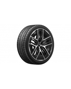 5-Y-spoke wheel, Aero, 53.3 cm (21-inch), high-sheen, with additional spokes, EQE, 265/40 R21/, black, A29440108007X23 buy in USA