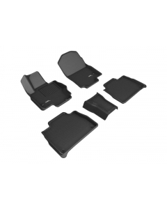 3D MAXpider 20-22 Mercedes-Benz GLE-Class 5-Seat Kagu 1st & 2nd Row Floormat - Black buy in USA