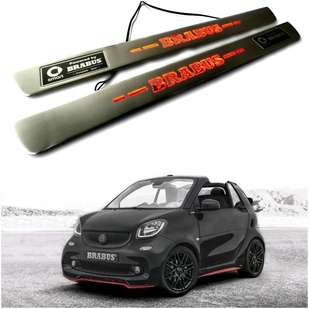 Mercedes Smart Fortwo 453 451 Entrance mouldings LED Illuminated Door Sills Interior Trims